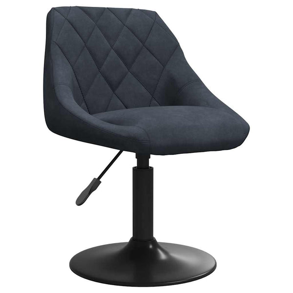 vidaXL Chaises de salle à manger 4 pcs pivotantes velours gris foncé
