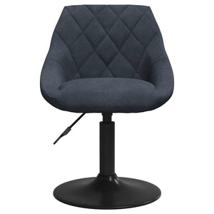 vidaXL Chaises de salle à manger 4 pcs pivotantes velours gris foncé