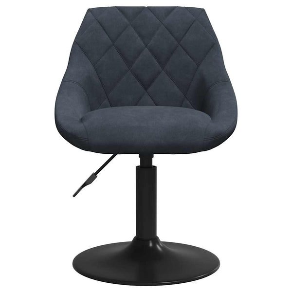 vidaXL Chaises de salle à manger 4 pcs pivotantes velours gris foncé