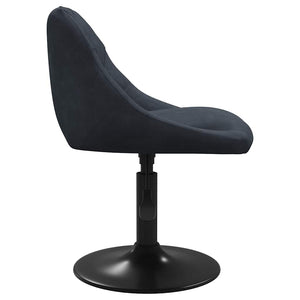 vidaXL Chaises de salle à manger 4 pcs pivotantes velours gris foncé