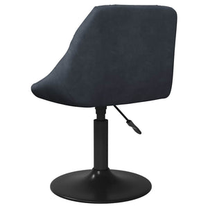 vidaXL Chaises de salle à manger 4 pcs pivotantes velours gris foncé