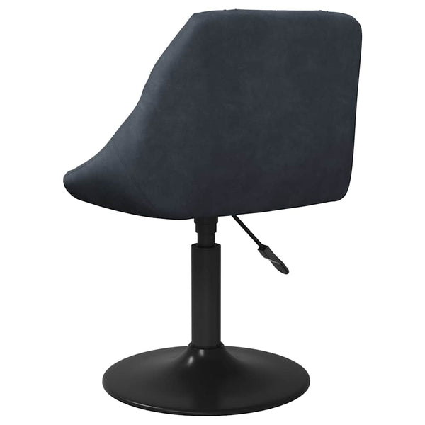 vidaXL Chaises de salle à manger 4 pcs pivotantes velours gris foncé