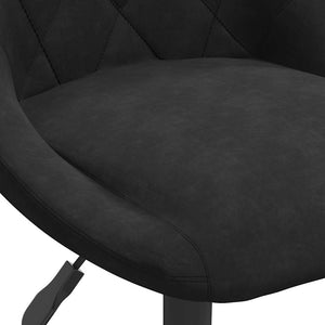 Esszimmerstühle 6 Stk. Drehbar Schwarz Samt