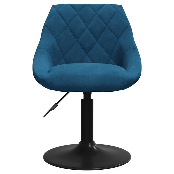 Esszimmerstuhl Blau Samt