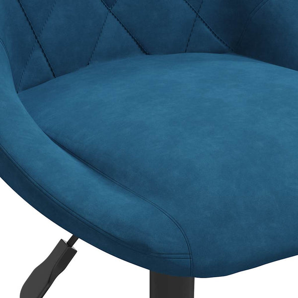 Esszimmerstuhl Blau Samt