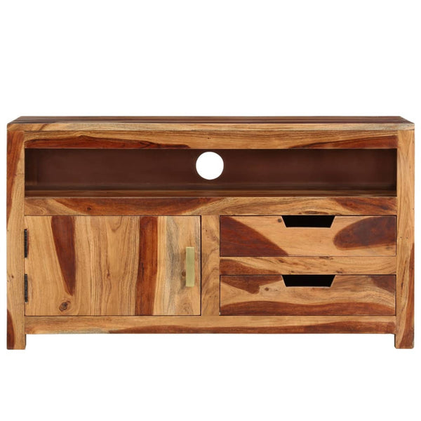 vidaXL Meuble TV 90x34,5x50 cm Bois d'Acacia Massif