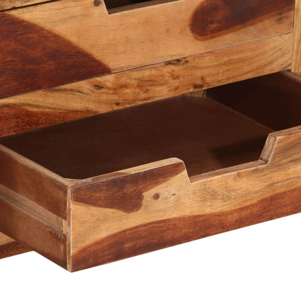 vidaXL Meuble TV 90x34,5x50 cm Bois d'Acacia Massif