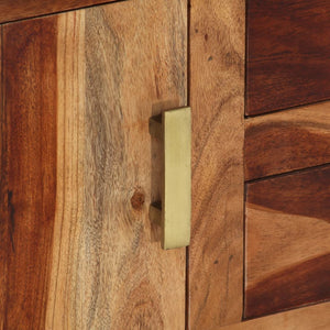 vidaXL Meuble TV 90x34,5x50 cm Bois d'Acacia Massif