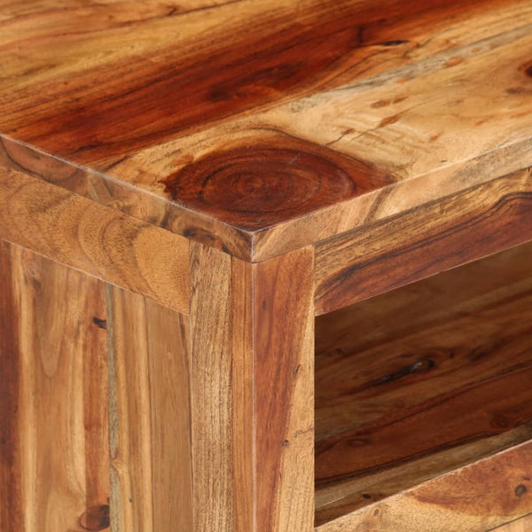 vidaXL Meuble TV 90x34,5x50 cm Bois d'Acacia Massif