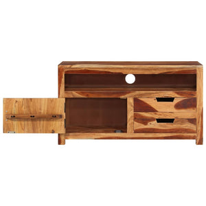 vidaXL Meuble TV 90x34,5x50 cm Bois d'Acacia Massif