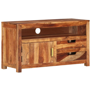 vidaXL Meuble TV 90x34,5x50 cm Bois d'Acacia Massif