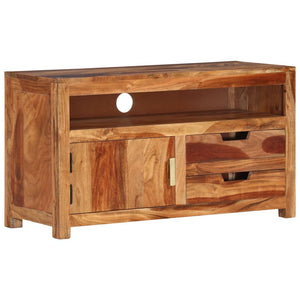 vidaXL Meuble TV 90x34,5x50 cm Bois d'Acacia Massif
