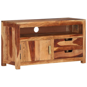 vidaXL Meuble TV 90x34,5x50 cm Bois d'Acacia Massif