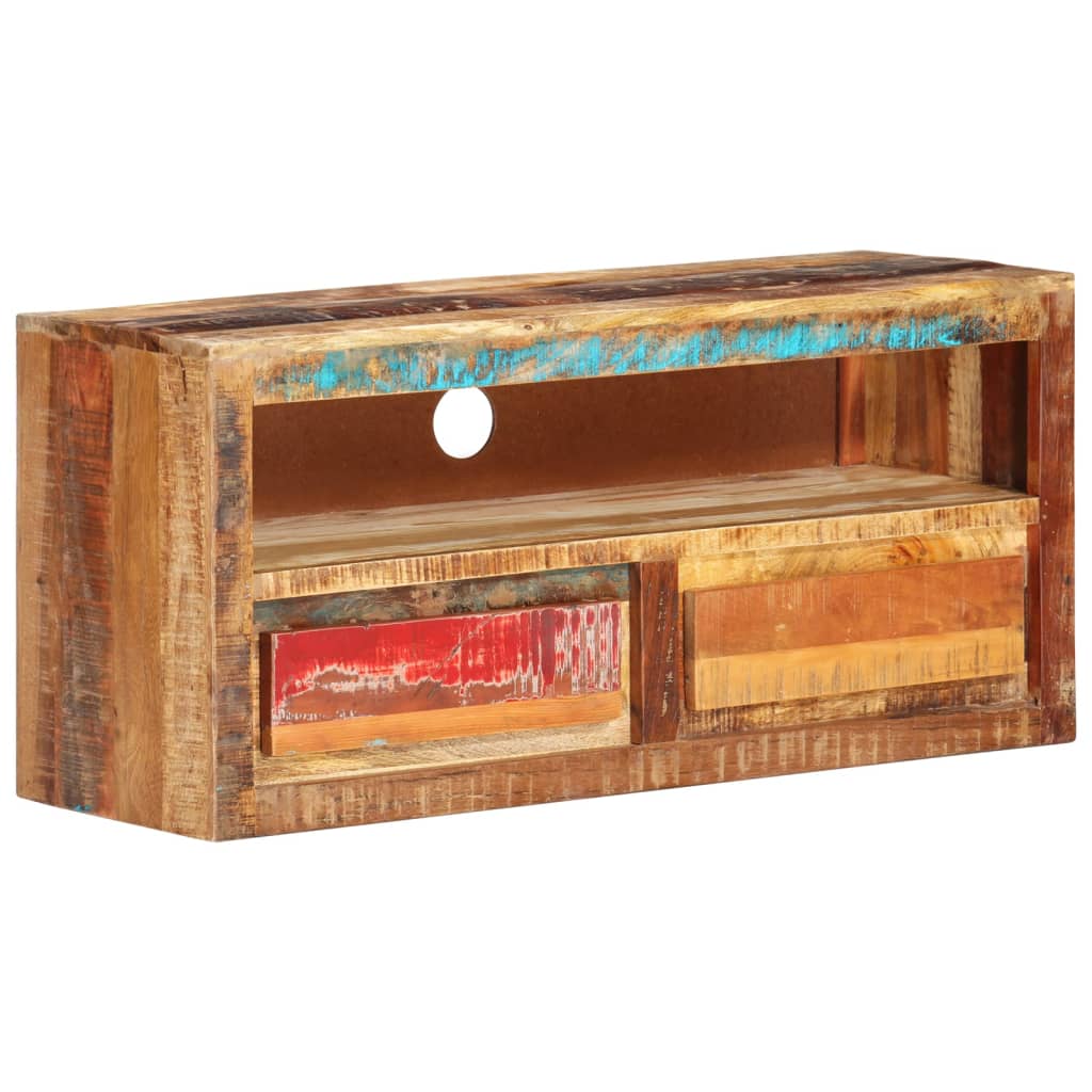 TV-Schrank Altholz Massiv 88 cm