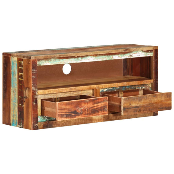 TV-Schrank Altholz Massiv 88 cm