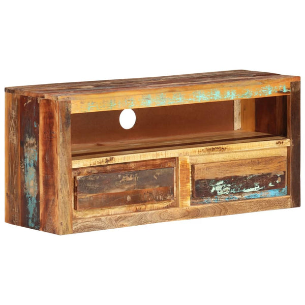TV-Schrank Altholz Massiv 88 cm