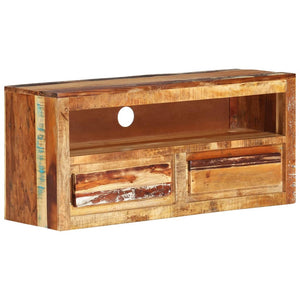 TV-Schrank Altholz Massiv 88 cm