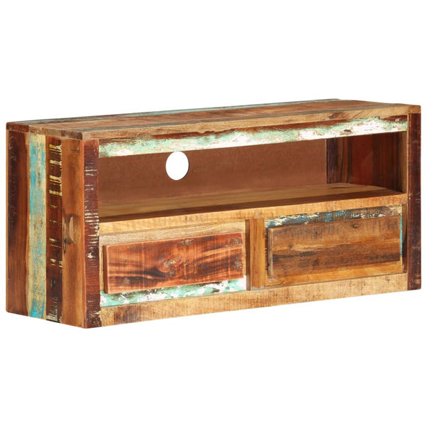 TV-Schrank Altholz Massiv 88 cm