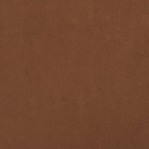 Runder Samt Aufbewahrungshocker Braun 31x37cm