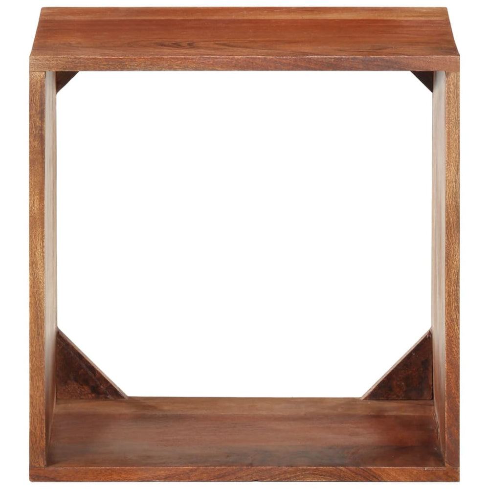 Wandregal Akazie Massivholz 40x30x40 cm