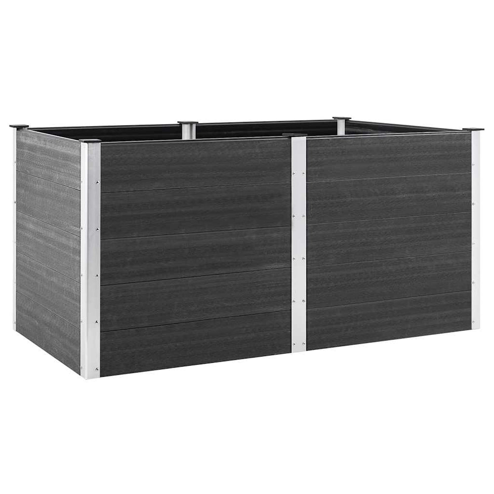 vidaXL Jardinière surélevée de jardin 200x100x91 cm WPC gris