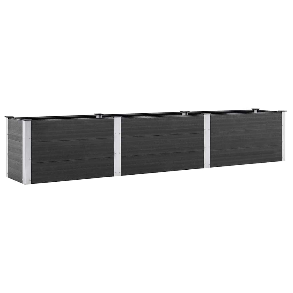 vidaXL Jardinière surélevée de jardin 300x50x54 cm WPC Gris