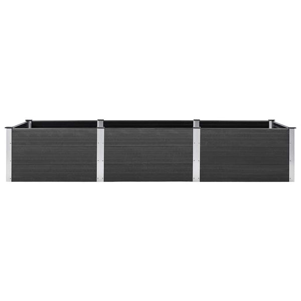Hochbeet Grau 300x100x54 cm WPC