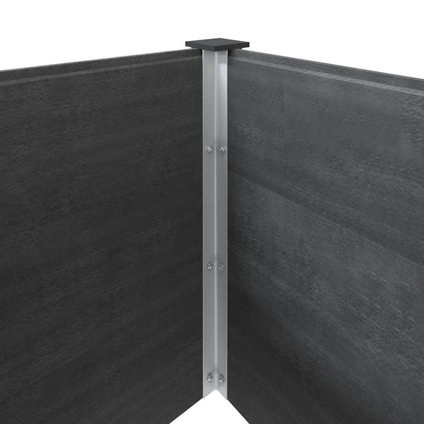 Garten-Hochbeet 300x100x91 cm WPC Grau