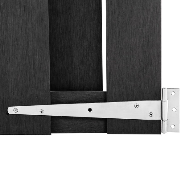 Gartentor WPC 100x112 cm Grau