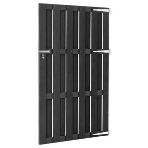 vidaXL Portail de jardin WPC 100x180 cm Gris