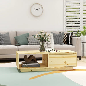 Massivholz Couchtisch, 110 cm
