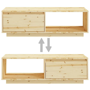Massivholz Couchtisch, 110 cm