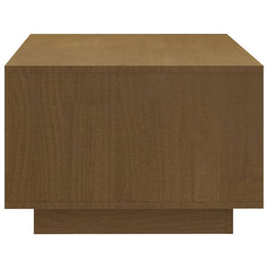 Honigbrauner Couchtisch Kiefer Massivholz 110 cm