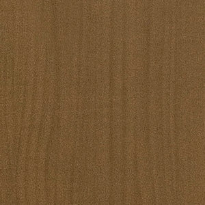 Honigbrauner Couchtisch Kiefer Massivholz 110 cm