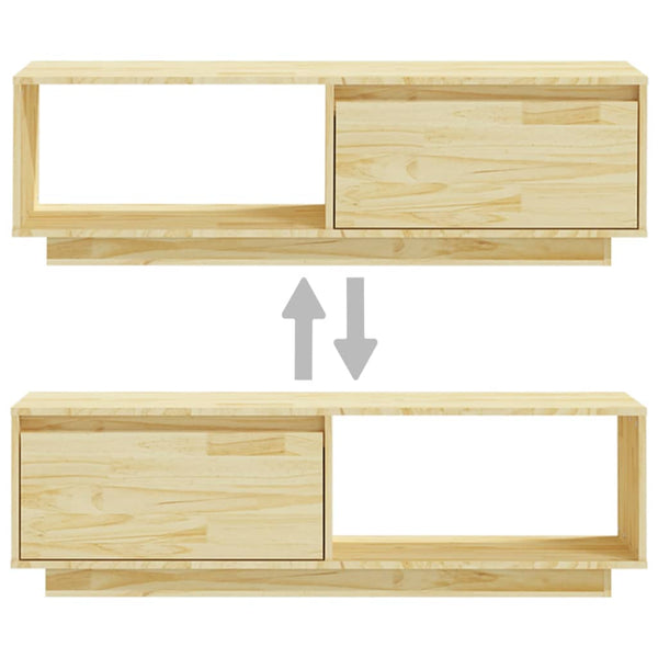 TV-Schrank Massivholz Kiefer 110 cm