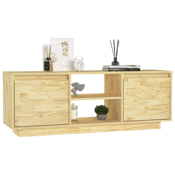 TV-Schrank Kiefer Massivholz 110 cm