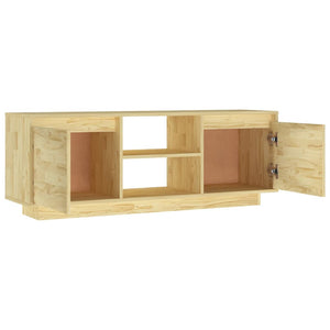 TV-Schrank Kiefer Massivholz 110 cm