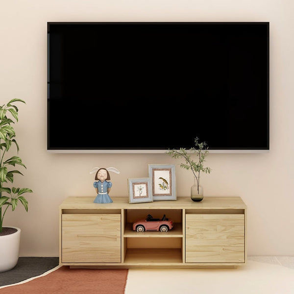 TV-Schrank Kiefer Massivholz 110 cm