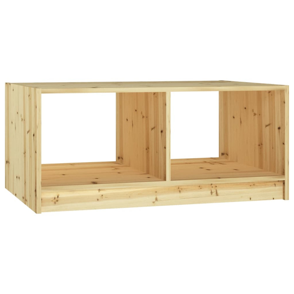 Couchtisch Tanne Massivholz 75x50 cm
