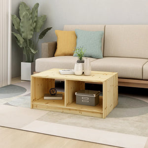 Couchtisch Tanne Massivholz 75x50 cm