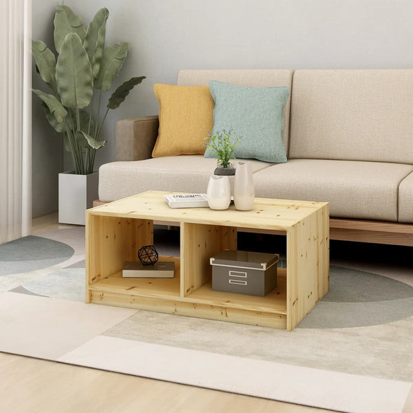 Couchtisch Tanne Massivholz 75x50 cm