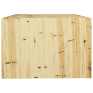 Couchtisch Tanne Massivholz 75x50 cm