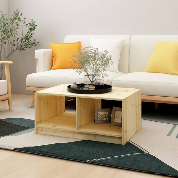 Couchtisch Tanne Massivholz 75x50 cm