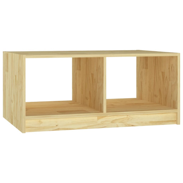 Couchtisch Kiefer Massivholz 75x50 cm