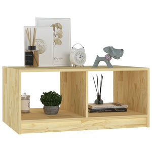 Couchtisch Kiefer Massivholz 75x50 cm