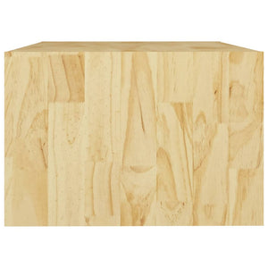 Couchtisch Kiefer Massivholz 75x50 cm