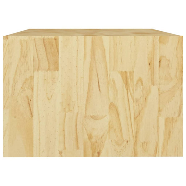 Couchtisch Kiefer Massivholz 75x50 cm