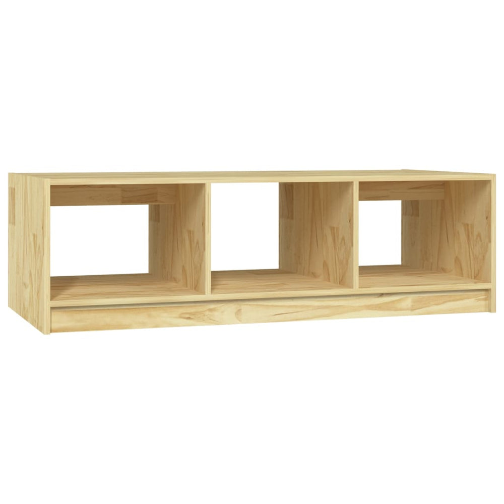 Massivholz Couchtisch Kiefer 110x50 cm