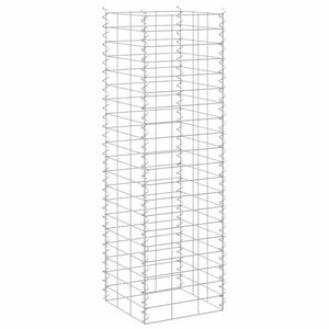 Gabionen-Hochbeete 3 Stk. 30x30x100 cm Eisen