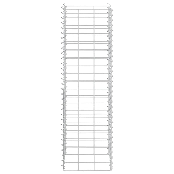 Gabionen-Hochbeete 3 Stk. 30x30x100 cm Eisen